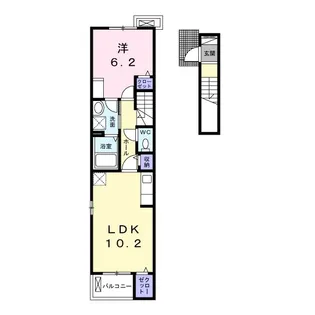 シッフバオ シティ 今治【2階】の間取り