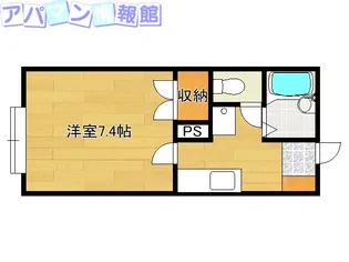 プルミエール網川原III【1階】の間取り