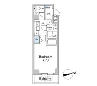 KDXレジデンス桜上水【2階】の間取り