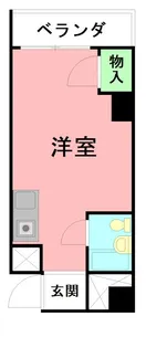 ハピネス杉山【4階】の間取り