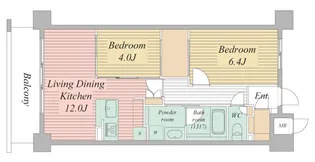 LiveCasa西宮【2階】の間取り