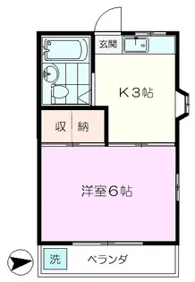 アパルトマンカンダ【2階】の間取り