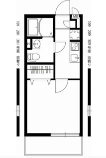 リブリ・オドゥール【3階】の間取り