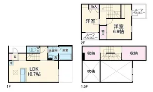 Comichi浦和元町の間取り