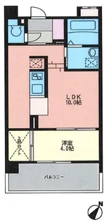 KDX清水レジデンス【6階】の間取り