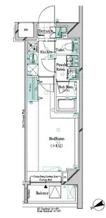 ガリシアレジデンス松陰神社【4階】の間取り
