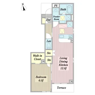 ラヴィータ【1階】の間取り