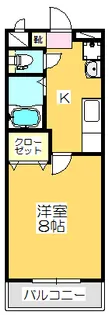 サンライズマンション【2階】の間取り