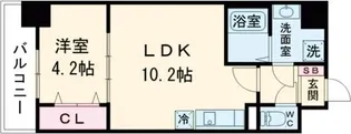 ルーカス長崎諫早II【8階】の間取り