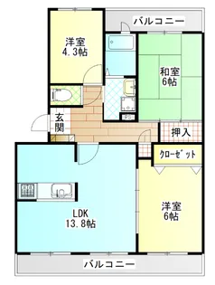 セレーノ寿【2階】の間取り