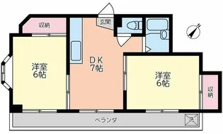 グリーンハイツ黒川【3階】の間取り
