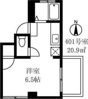 金原ビル【4階】の間取り