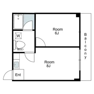 ハイツ希望が丘【1階】の間取り