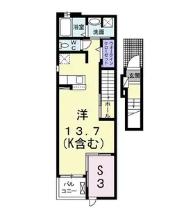 エミネンス アムールC【2階】の間取り