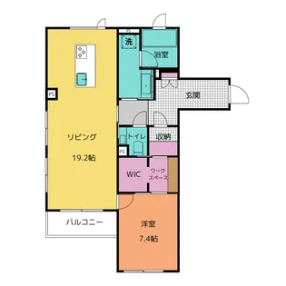 セレーノ吹上【3階】の間取り