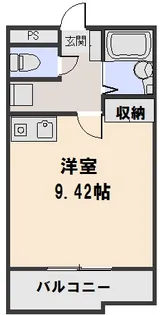 セゾンリーブル【2階】の間取り