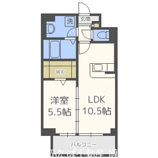 プレミアムワン【4階】の間取り