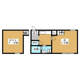 Well Pine【2階】の間取り