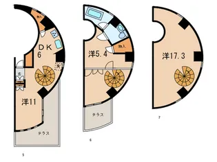 ARK HOUSE南館【6階】の間取り