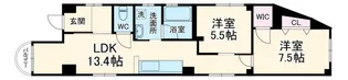 クサン大宮【2階】の間取り