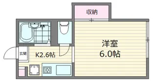 メゾン・ド・三恵【1階】の間取り