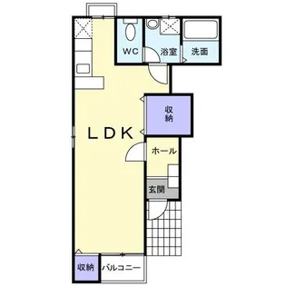 レ シャンブル ドゥ 北山【1階】の間取り
