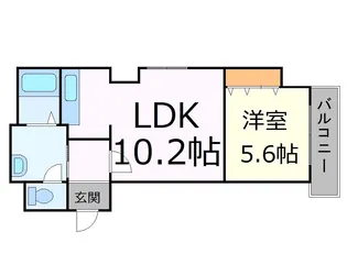 メゾンド・北円山さくら【7階】の間取り
