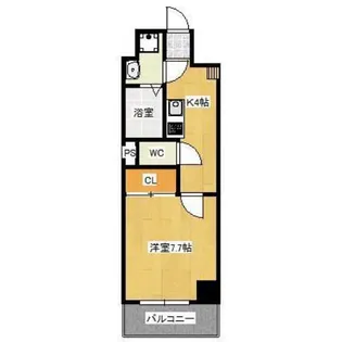 ベラカーサノース【5階】の間取り