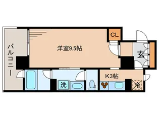 ラヴェンナ小石川【4階】の間取り