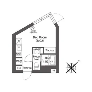 エスタート大井町フォレスト【3階】の間取り
