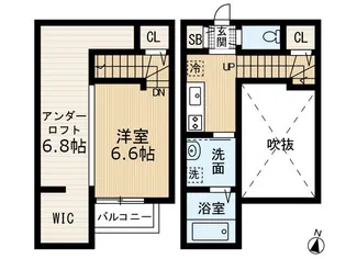 G.BASE.ITO(ジーベース イト)【1階】の間取り