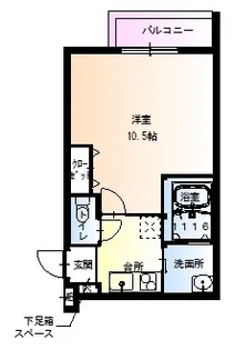 フジパレス松虫通【1階】の間取り