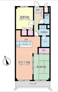 ファミーユ梶ヶ谷【1階】の間取り