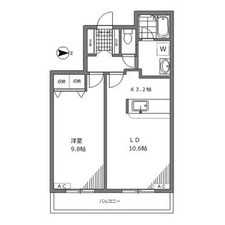アヌシー永福【3階】の間取り