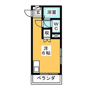 メゾン各務【2階】の間取り