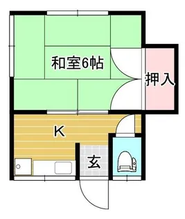 横溝荘【1階】の間取り