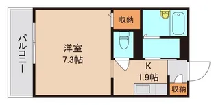 リバーサイド【3階】の間取り