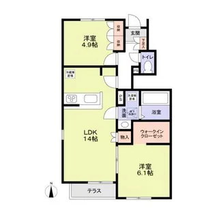 Forest Maison音羽【1階】の間取り