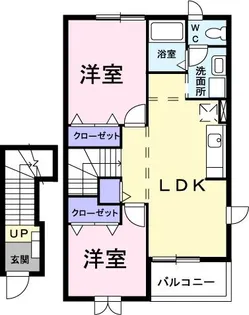 アルティプラーノA【2階】の間取り