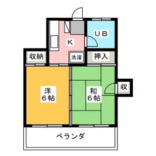 小鹿マンション【3階】の間取り