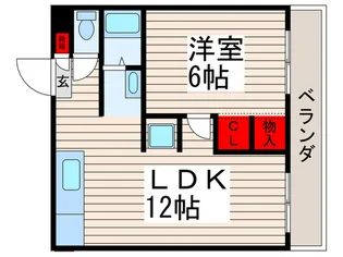 フローラ9【3階】の間取り