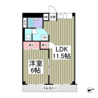 EPOCH HOUSE銀嶺【1階】の間取り