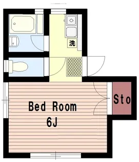 コーポ市川【1階】の間取り
