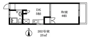 マンション渡辺【2階】の間取り