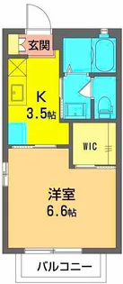 アゼリア大岡B【1階】の間取り