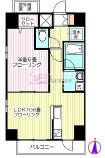 レゾナンス中野【4階】の間取り