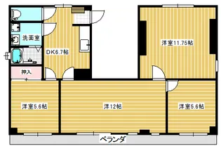 上州屋ビル【4階】の間取り