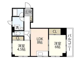 寺地ビル【3階】の間取り