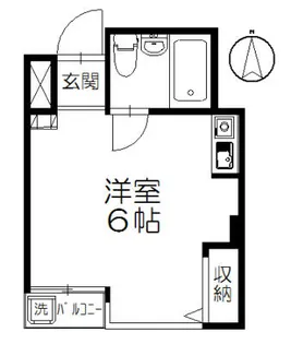 プリティハイム元町【2階】の間取り