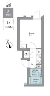LEGALAND恵比寿ANNEX【3階】の間取り